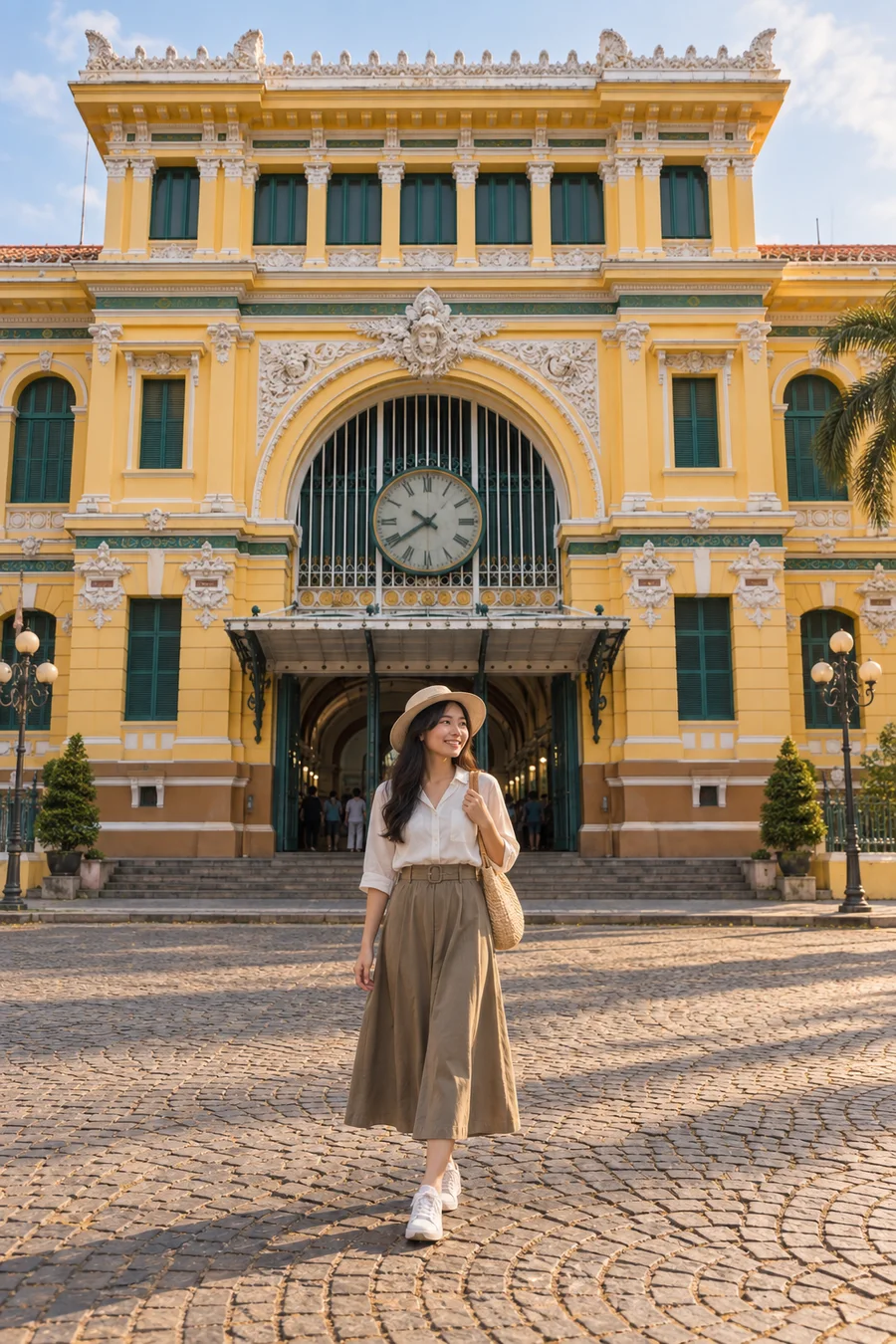 Photo guide at Saigon Central Post Office